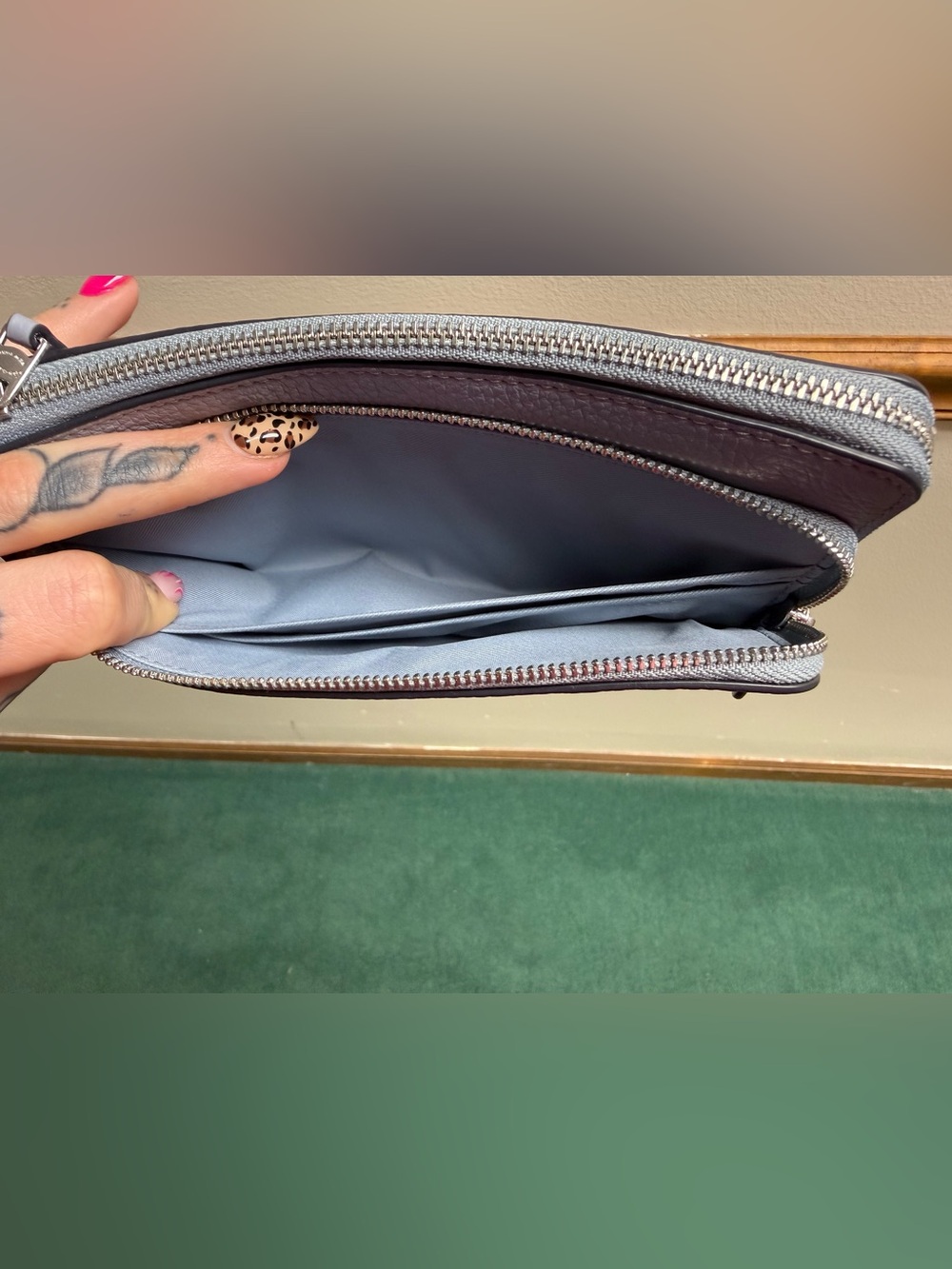 Coach Double Zip Wallet - Picture 6 of 7